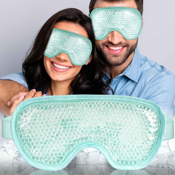 Cooling gel eye mask