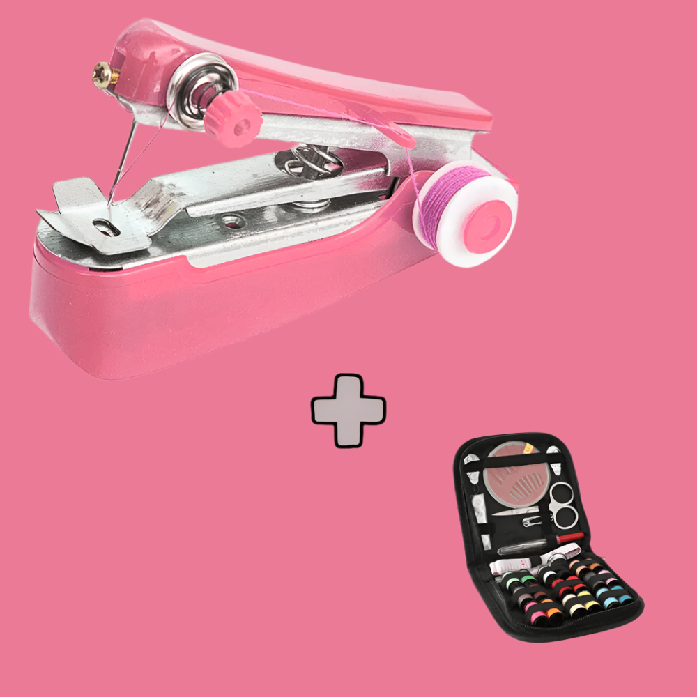 Mini sewing machine + sewing kit