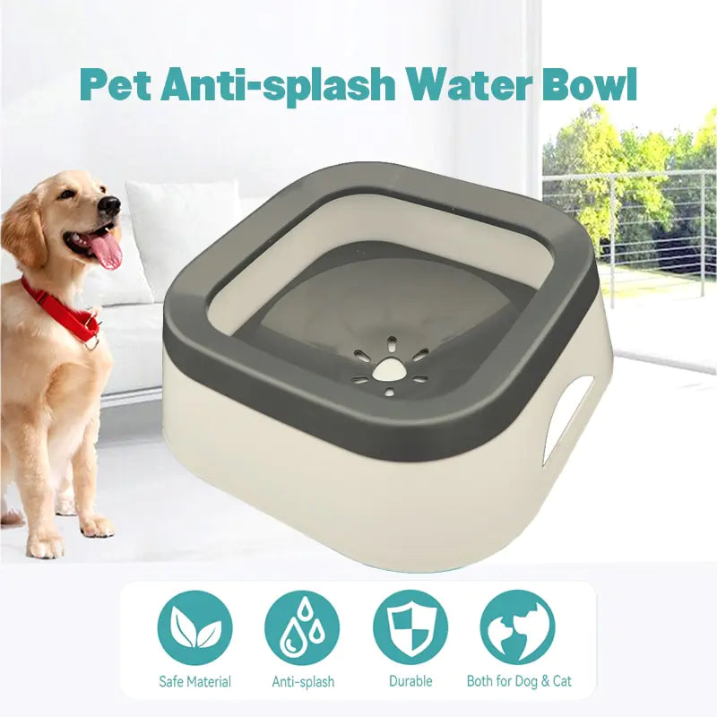 Anti-splash water bowl