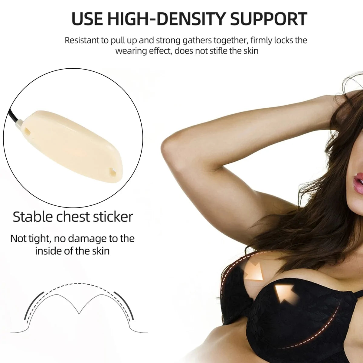 Frontless push up bra kit