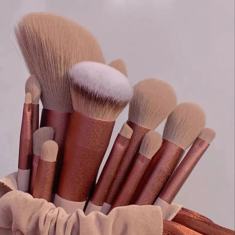 13 makeup brushes