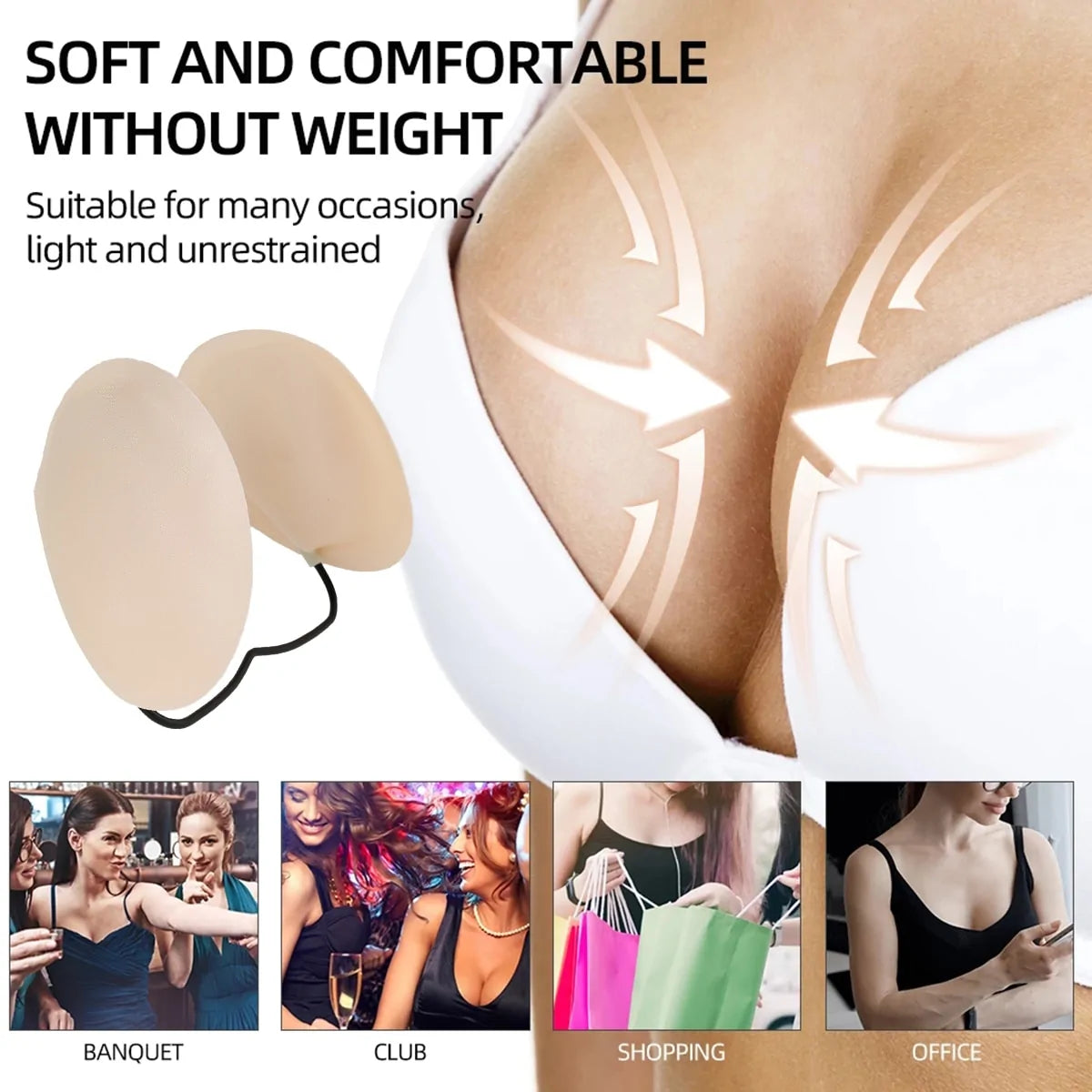 Frontless push up bra kit