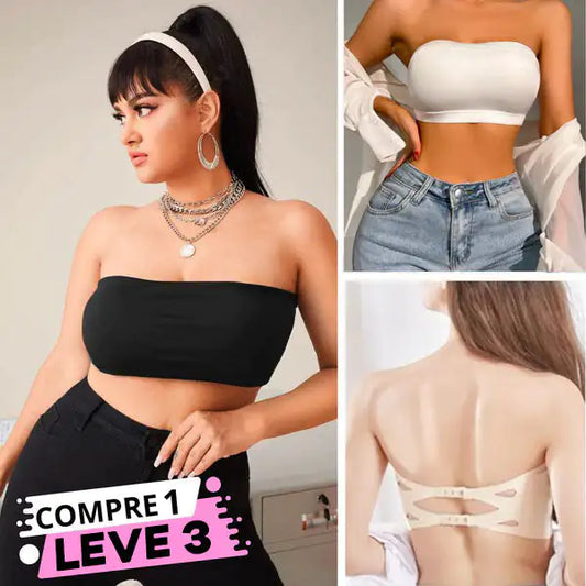 Strapless fit bra 3pcs