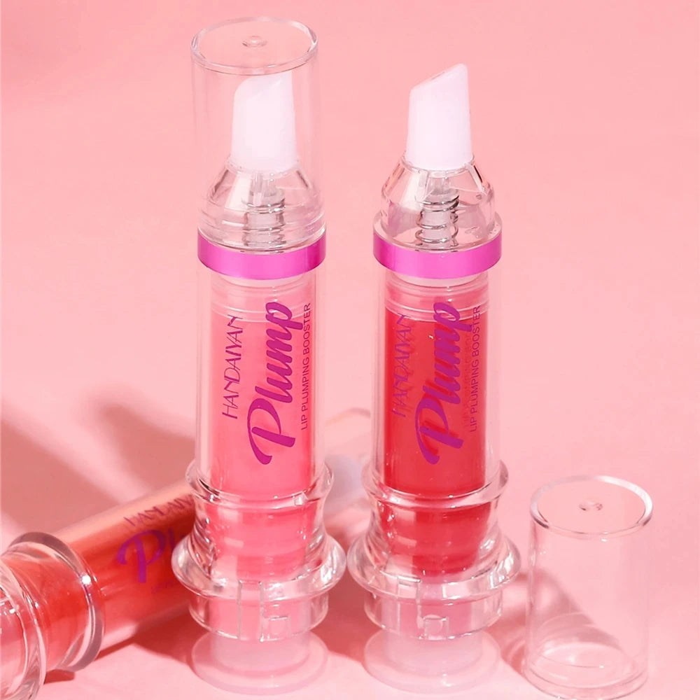 Lip plumping booster