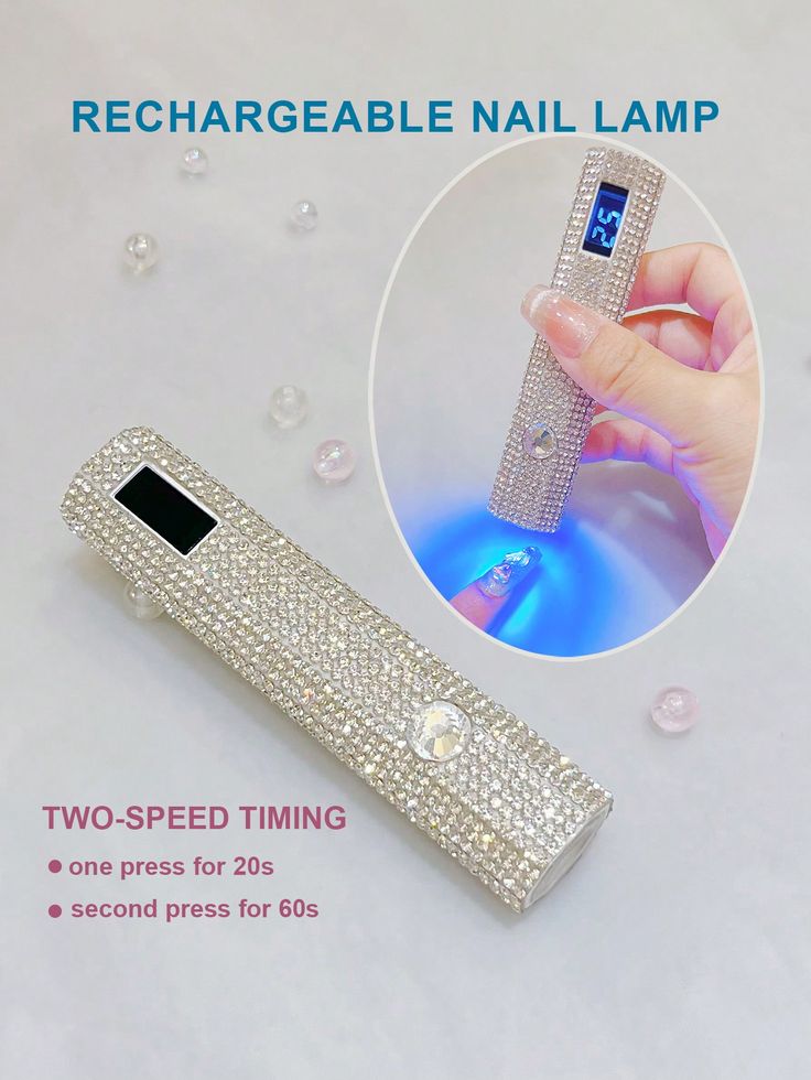 Mini diamond uv nail lamp