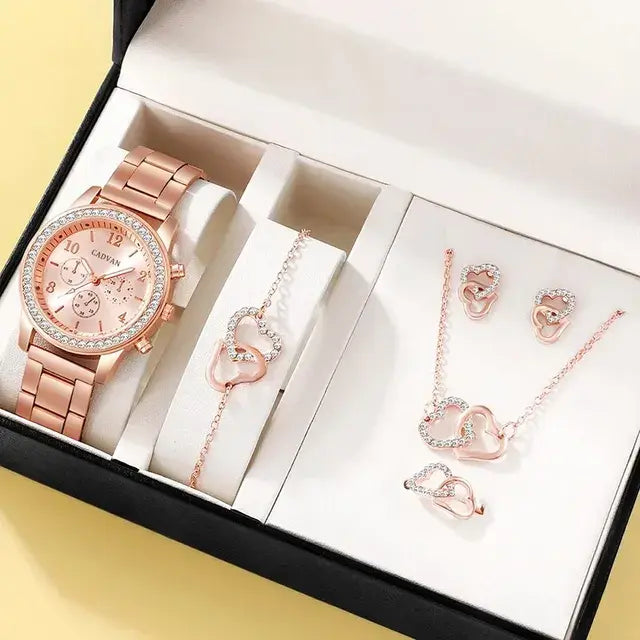 Luxury watch 6 piece set