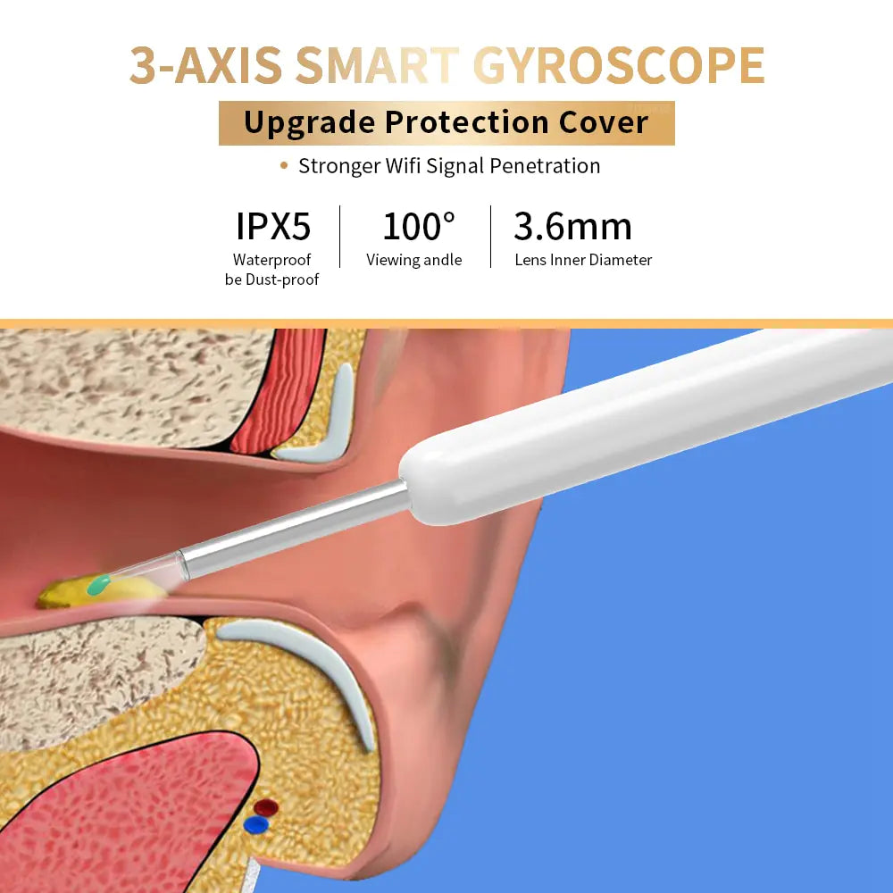 Ear cleaning kit otoscope