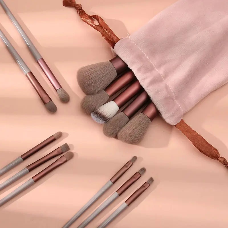 13 makeup brushes