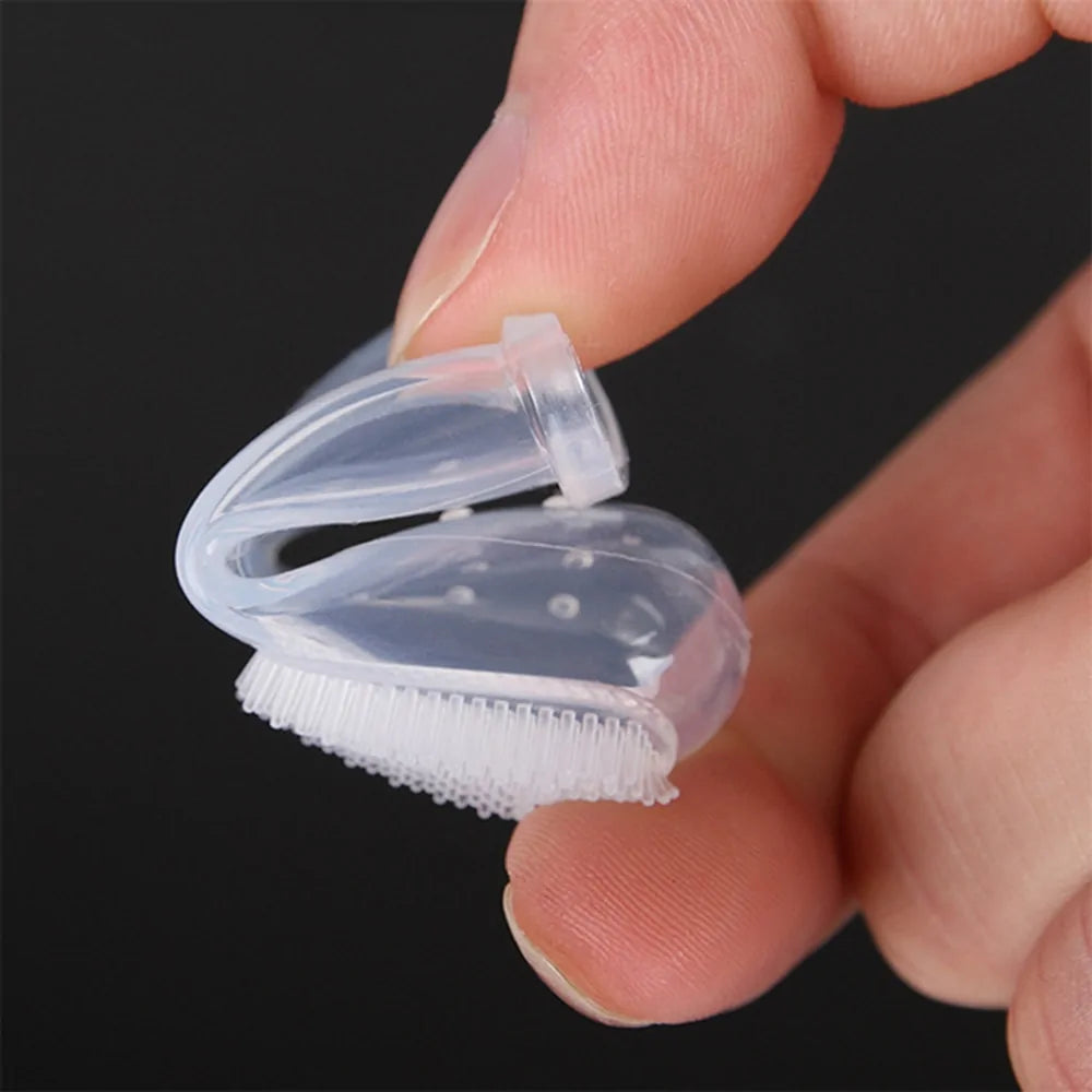 Pet finger toothbrush