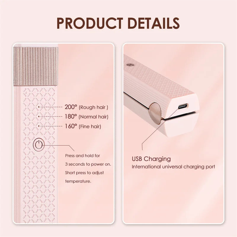 Usb hair straightener