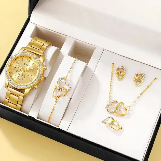 Luxury watch 6 piece set