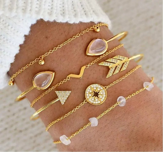 Six-piece set bracelet for women