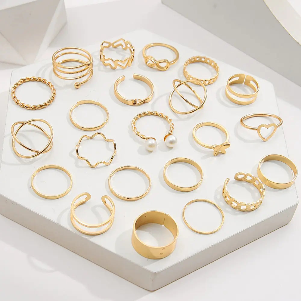 Gold ring sets