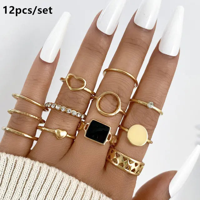 Gold ring sets