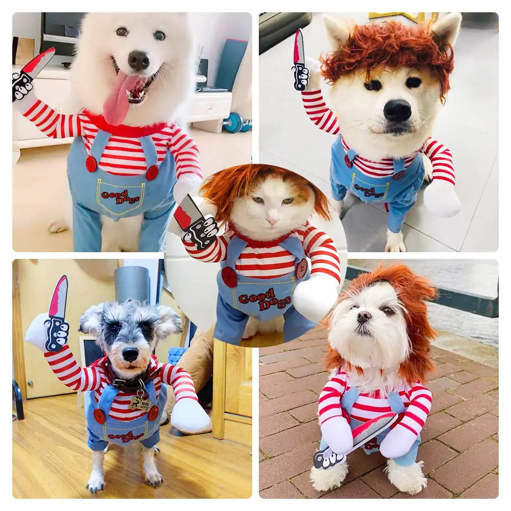 Chucky pet costume