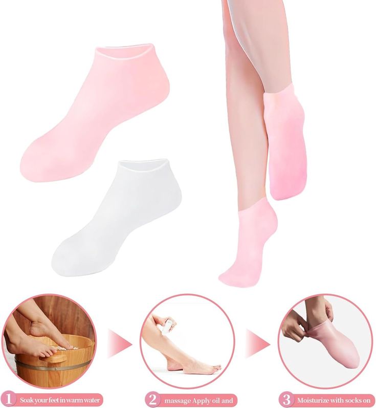 Silicone moisture socks