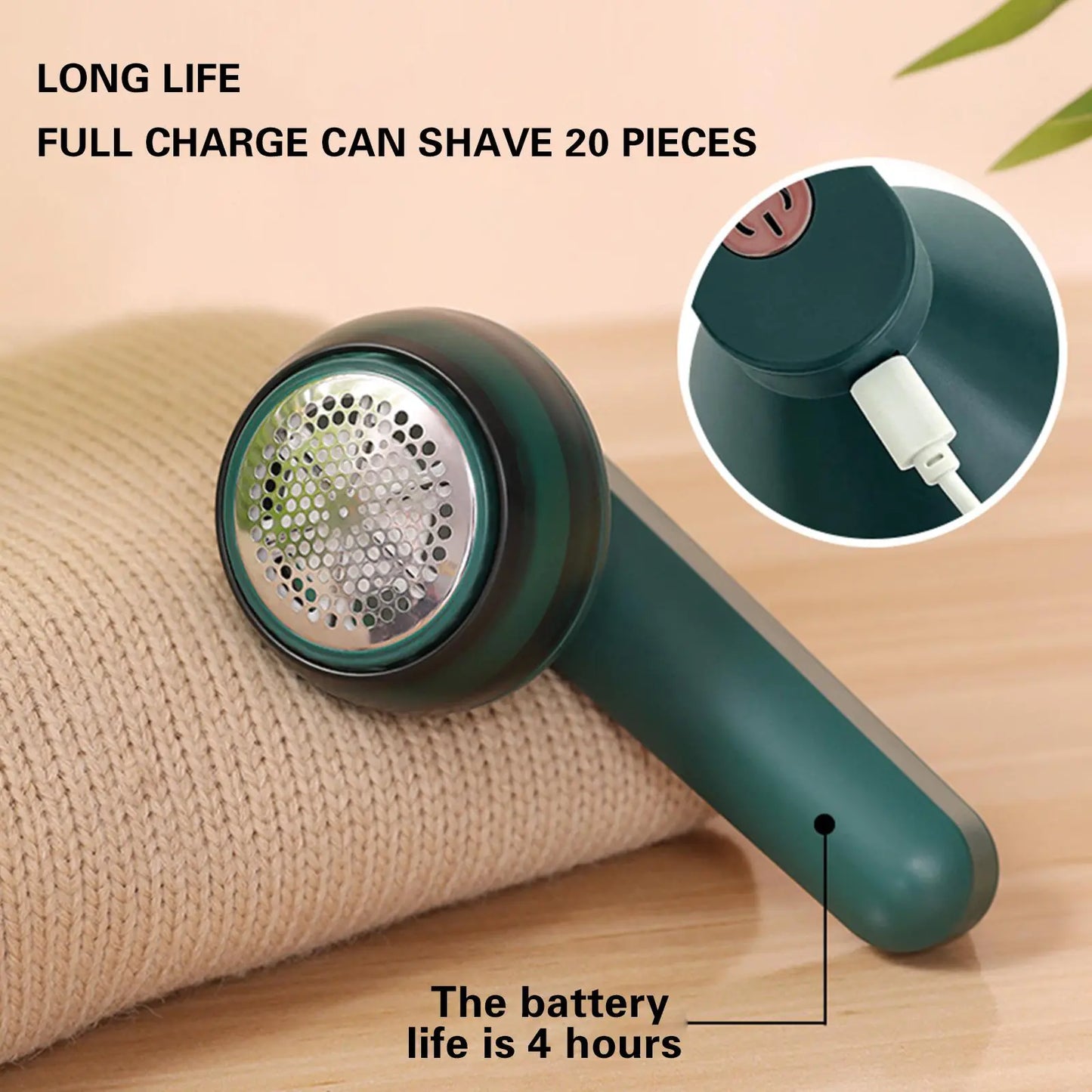 Electric hair ball trimmer