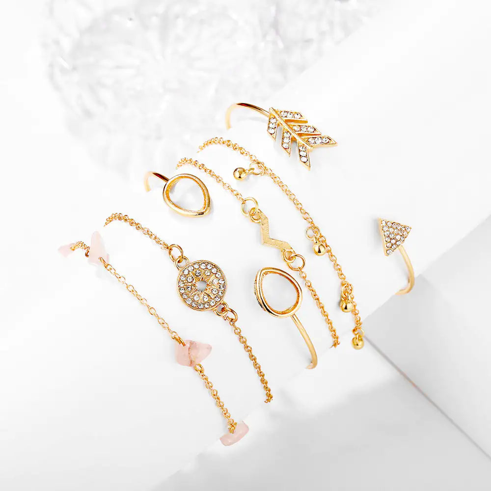 Six-piece set bracelet for women