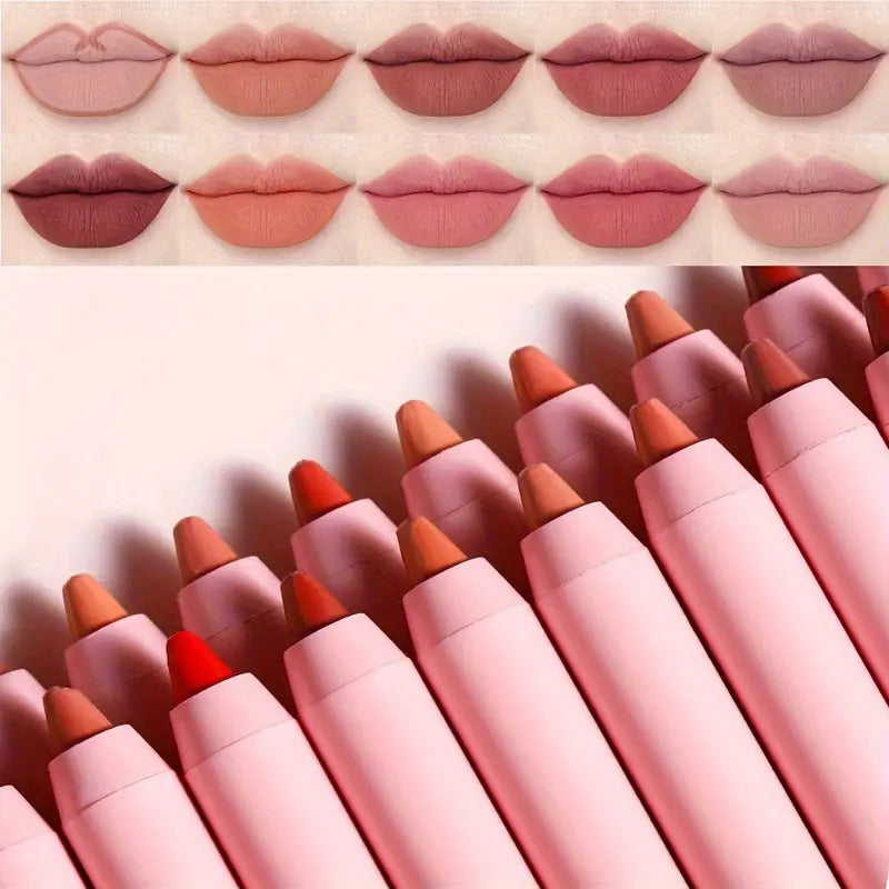 4pcs lip gloss lip liner pen set