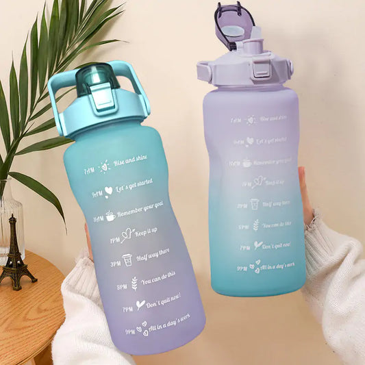 2L water bottle straw cup