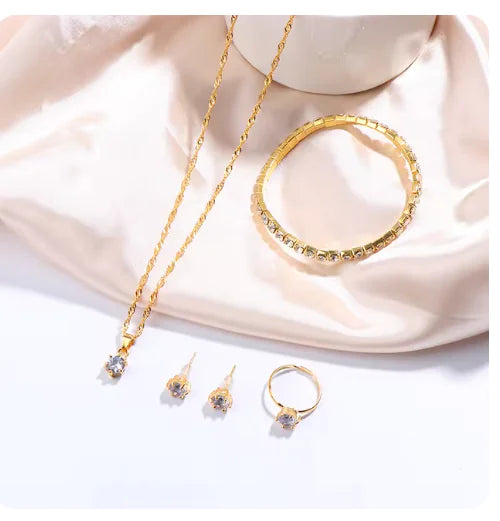 Crystal jewelry set