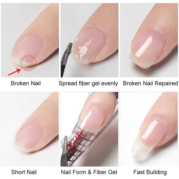 Instant nail repair gel