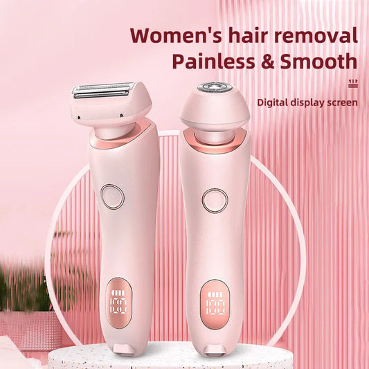 2 In 1 hair removal epilator/trimmer - rechargeable