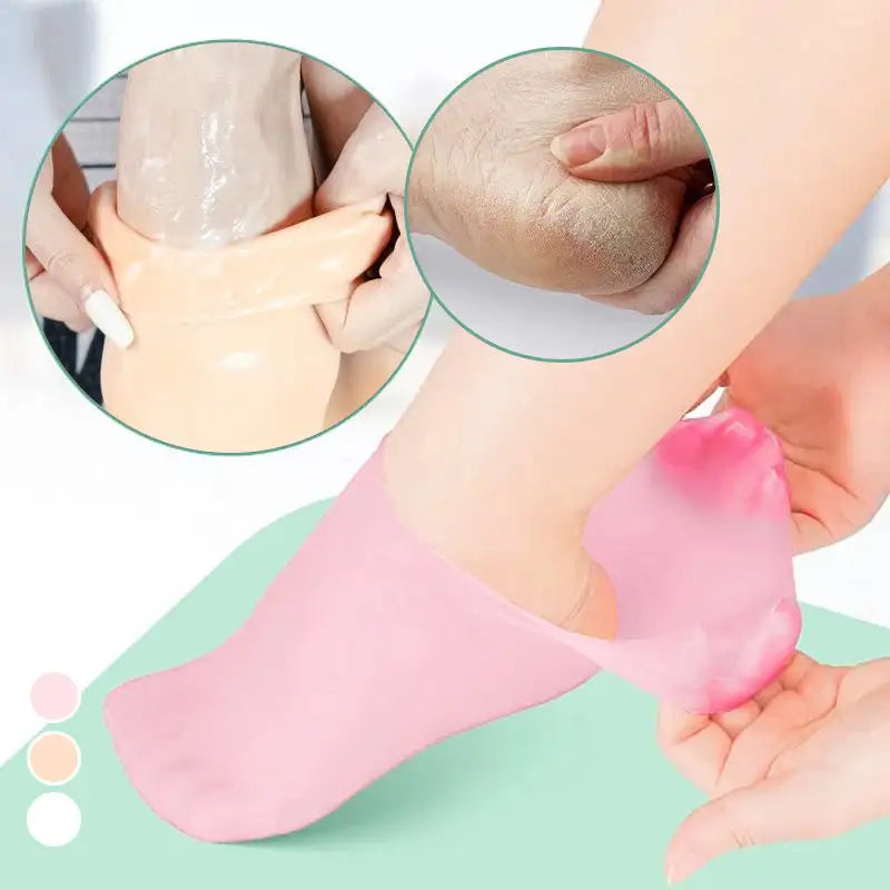 Silicone moisture socks