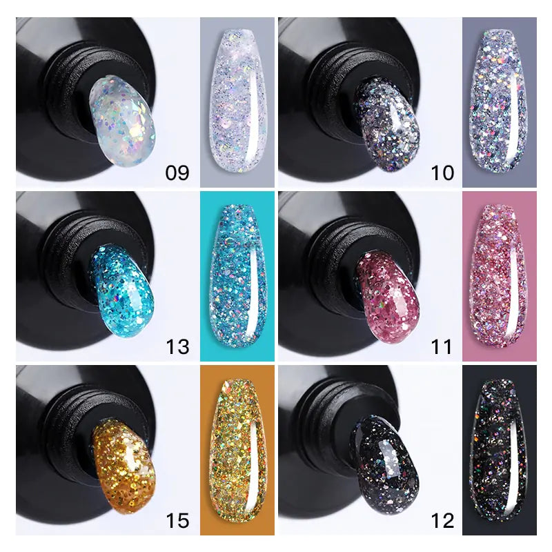 6 nail gel set