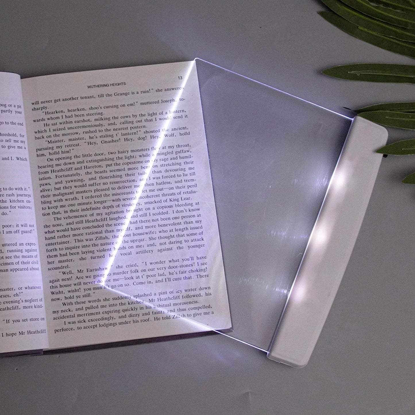 Flat reading light