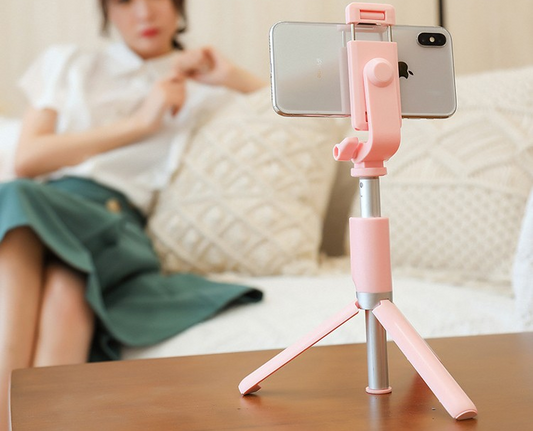 Snap&share tripod stick (compatible with apple, bluetooth remote)