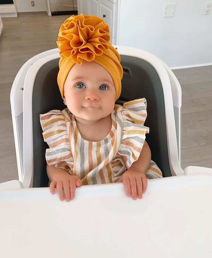 Baby flower hat