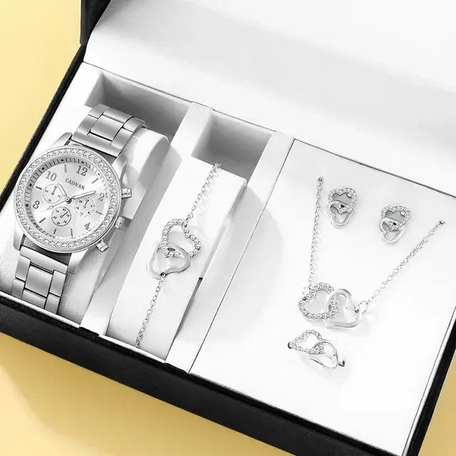 Luxury watch 6 piece set