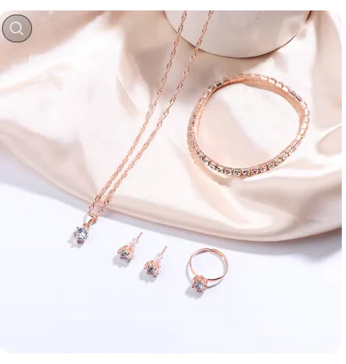 Crystal jewelry set